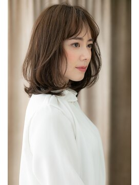 カバーヘア ブリス 上尾西口店(COVER HAIR bliss) ビターショコラ大人かわいい内巻きワンカールZ上尾20代30代40代