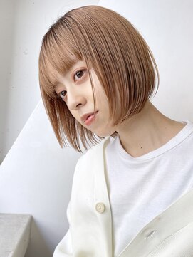 アイティー バイ アルバム 浦和店(IT by ALBUM) シンプルボブ_大人ガーリーチョコレートプリカール_28810