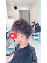 アミーコ(Amico)&nbsp;ツイストスパイラルパーマツーブロックマッシュパーマ刈り上げ