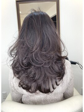 リアム(Liam) ロングレイヤー&lavender ash