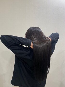 ソワン ドゥ ブレス フラン 東花園店(soin de brace Fran) 好評イルミナカラーで透明感あふれるブルーブラック