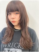 ロングレイヤーウルフカット