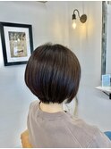 骨格補正ショートボブ