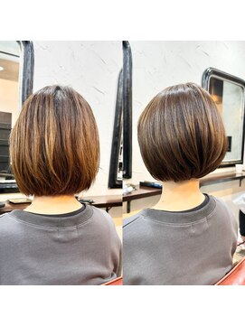 エトネ ヘアーサロン 仙台駅前(eTONe hair salon) 大人女性30代40代スタイル☆ボブ
