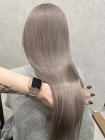 ロウル 渋谷(LOWRL)&nbsp;ホワイトグレージュ/ケアブリーチカラー