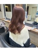 ブリーチ1回でできるピンクベージュ♪