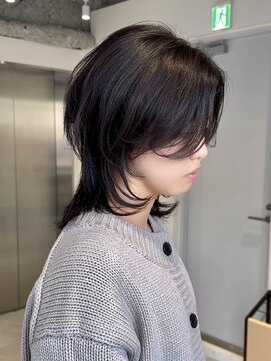 リプロ(Repro) 【くせ毛カット】ミディアムウルフ