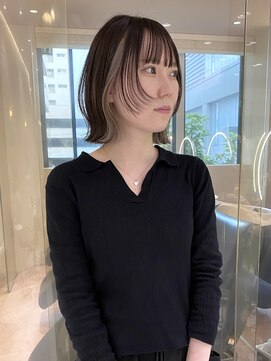 マイル 渋谷(mile) インナーカラー×ボブレイヤー