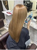 ブリーチなしベージュ