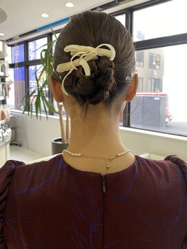 プランタン フォー ヘアー(printemps FOR HAIR) __お呼ばれセット__タイトヘア__お団子ヘア__