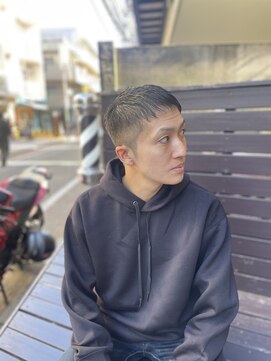 エルエフェ(EL JEFE) 【Black&WHITE　トム・ハーディ風ショートスタイル】［東中野］