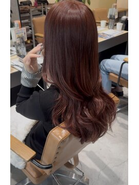 アリーズ(ALLYS) ワインレッドカラー×レイヤーカット♪