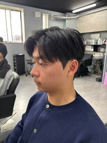 ガオプロデュースバイレボ(gao produced by revo)&nbsp;ダウンパーマ/韓国ヘア/コンマヘア/センターパート