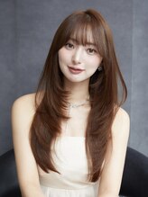 ドットモーダ  町田店(dot. mooda) 【レイヤーカット×艶カラー】韓国/韓国ヘア/町田/町田駅/学割