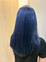 エヌアンドエー 草加店(N&A)&nbsp;光の加減で表情を変える◎深みのあるブルーカラー/ブリーチ
