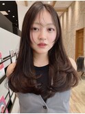 ワンカールレイヤーカット*ロングレイヤー*顔周り*30代40代50代