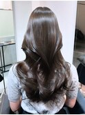 ブリーチなしアッシュベージュ