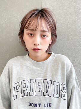 ロンドグロワール 大宮(Lond Gloire) くびれヘア/アプリコットオレンジ/ハイライトカラー/ボブ/池袋