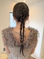 ユートゥイーズ 鎌倉(U too e's)&nbsp;《U鎌倉/髪質改善》お呼ばれヘアアレンジ/カチモリ/ツインテール