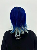 クク(QUQU)&nbsp;ブルー　デザインカラー　インナー