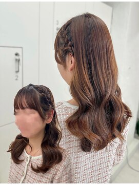 ベル 新宿店(Vel) 【白神】あみたらしヘア/くびれ巻き下ろし/ヘアメ新宿