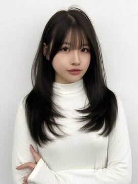 アマトウキョウスマートサロン(AMA TOKYO×Smart Salon) くびれレイヤー/顔まわりカット/レイヤーカット/小顔ヘア