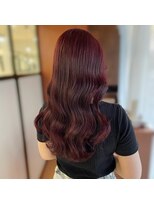 ソレイユ(Soleil)&nbsp;ボルドー/ブリーチなしピンク/ワンカラー/暖色カラー