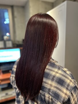 アレッタ 大森町(aletta) ブリーチなし！ボルドーカラー！