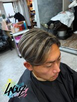 ラグズ 茅ヶ崎(LAGUZ)&nbsp;シャドウブレンド・ハイライトマッシュ 茅ケ崎メンズカット