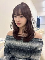 アイトーキョーエス 渋谷(AI TOKYO S) レイヤー/ミディアムレイヤー/渋谷/ラベンダー/ブラウン