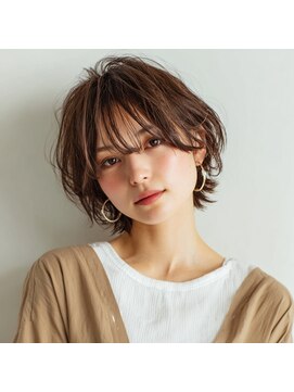 アンサ 阪急桂店(ANSA) レイヤーボブ/ナチュラルハイライト/コーラルベージュ/阪急桂