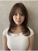 セット簡単♪韓国ヘアレイヤーカットA
