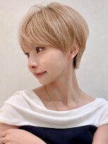 シー バイ ロンド 新宿(Sea by Lond)&nbsp;【福島】アースカラー耳かけくびれヘアショートボブ新宿