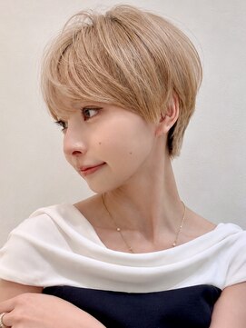 シー バイ ロンド 新宿(Sea by Lond) 【福島】アースカラー耳かけくびれヘアショートボブ新宿