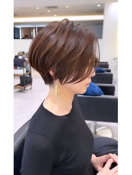 グランド(GRAND) ボブ髪型前髪あり前髪なし面長/30代/40代/50代ショート【荒砂】