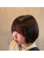 ポルム パプリカ(polum paprika)&nbsp;丸みショート小顔カット似合わせカット透け感束感ショート