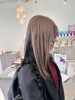 ステラ ヘア デザイン サロン(STELLA hair design salon)&nbsp;ブロンドベージュ×アンブレラカラー 【由比藤】