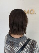 エルモ(ELMO.)&nbsp;切りっぱなしボブ　赤み消しカラー　くすみカラー