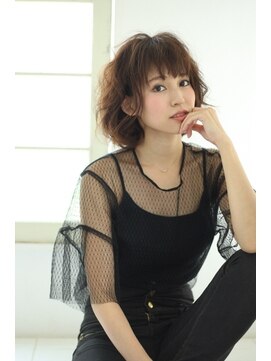 美容室 パルス 静岡鷹匠店(PALS) 前下がり クラシカルウェーブ ボブ
