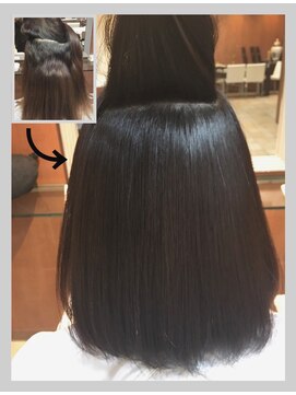 オーバーレイ(Overlay) 自然に仕上がる縮毛矯正【施術例】〔自由が丘〕〔縮毛矯正〕