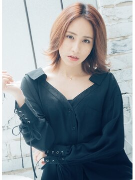 ナチュラルエフ(natural f) 外ハネストレート