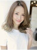 カジュアル感!アッシュ×ラフウェーブ