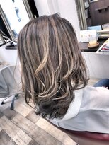 ヘアーサロン イルア 北越谷(hair salon I'LUNA)&nbsp;セピアバレイヤージュ