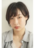 ひし形ショートボブ