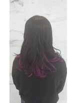 シェーンヘア(schon hair) ヴァイオレット　インナーカラー