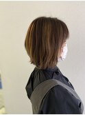 外はねボブ ハイライト
