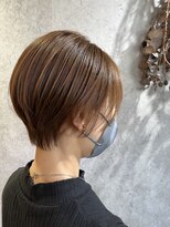 ヘア セフィール 八千代中央店(hair C'feel) ツヤツヤ・ベージュ・ショートボブ