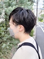 リンサロン(RIN salon) 小顔前下がりショートボブ/丸みショート/パーマショート