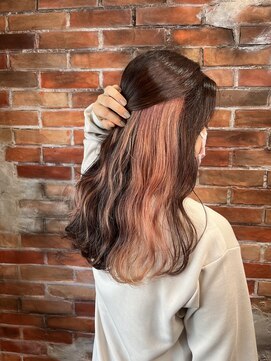 ヘアメイク エンデュー(hair make EnDeux) 大人クスミピンク