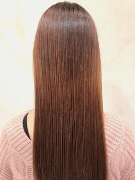 キュア 表参道(CURE) 黒髪/グレージュカラー/ココアベージュ/ヘルシーロング[表参道]